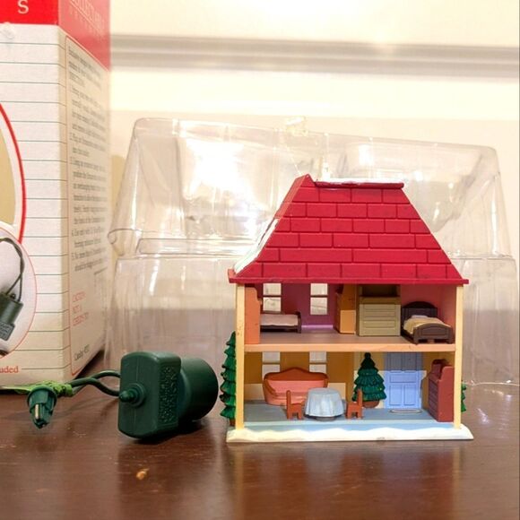 Vintage 1989 Noma Ornamotion Moving House Ornament NOT TESTED - Picture 7 of 8